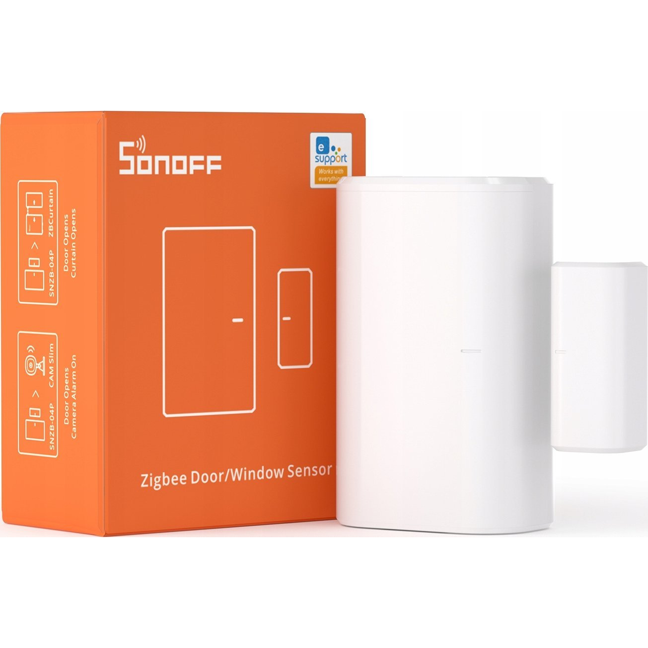 Sonoff SNZB-04P Sensore Apertura Porta e Finestra Zigbee — Efficienza Energetica HVAC