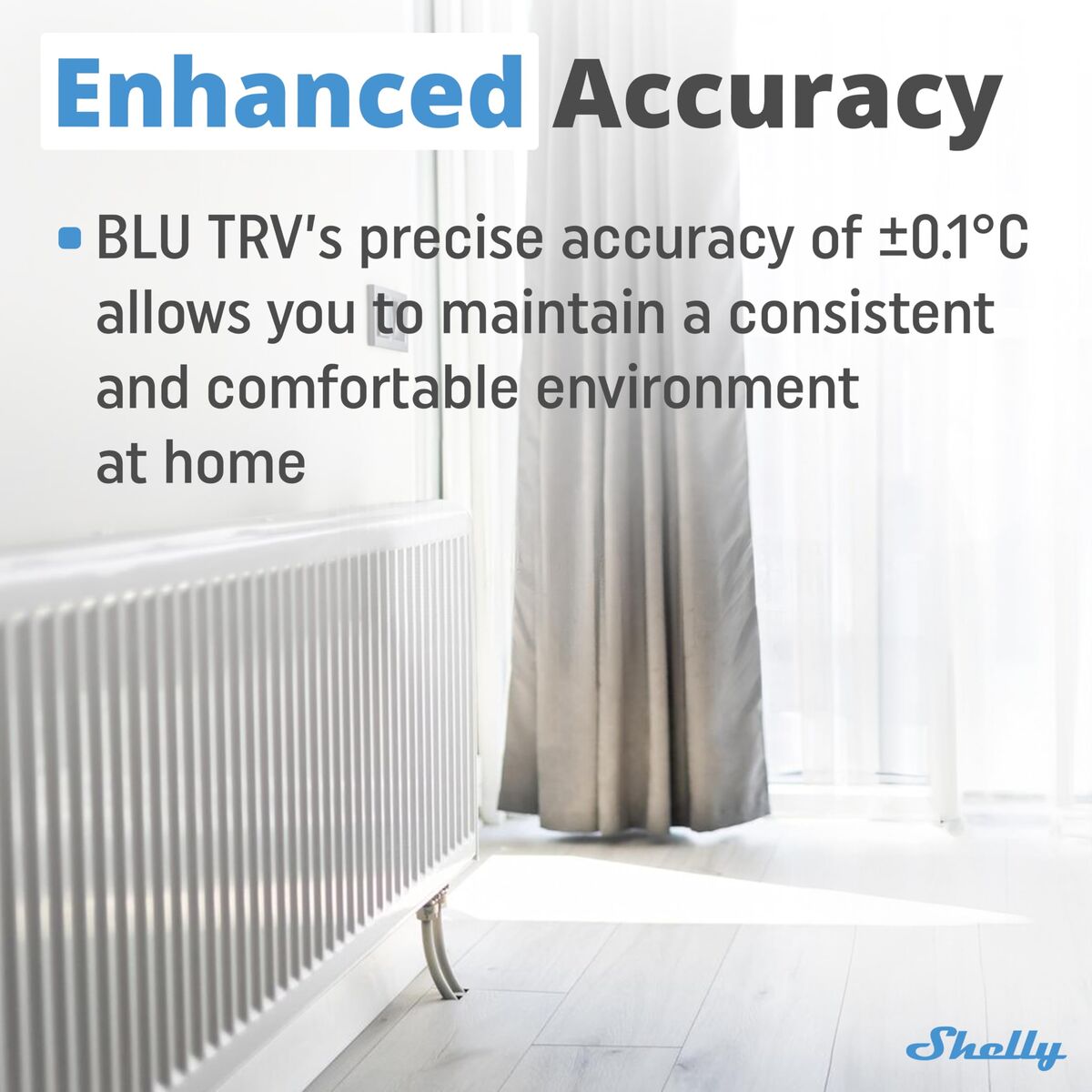 Thermostat Shelly SHELLY BLU TRV White-15
