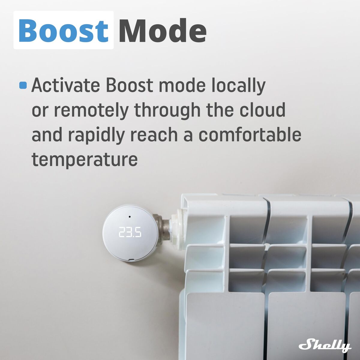 Thermostat Shelly SHELLY BLU TRV White-14